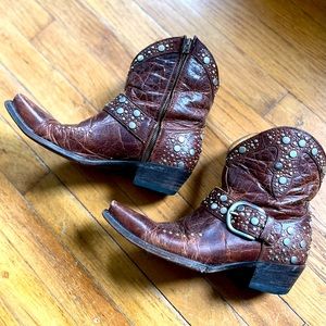 Old Gringo Bootie Size 7/12 Brown Leather